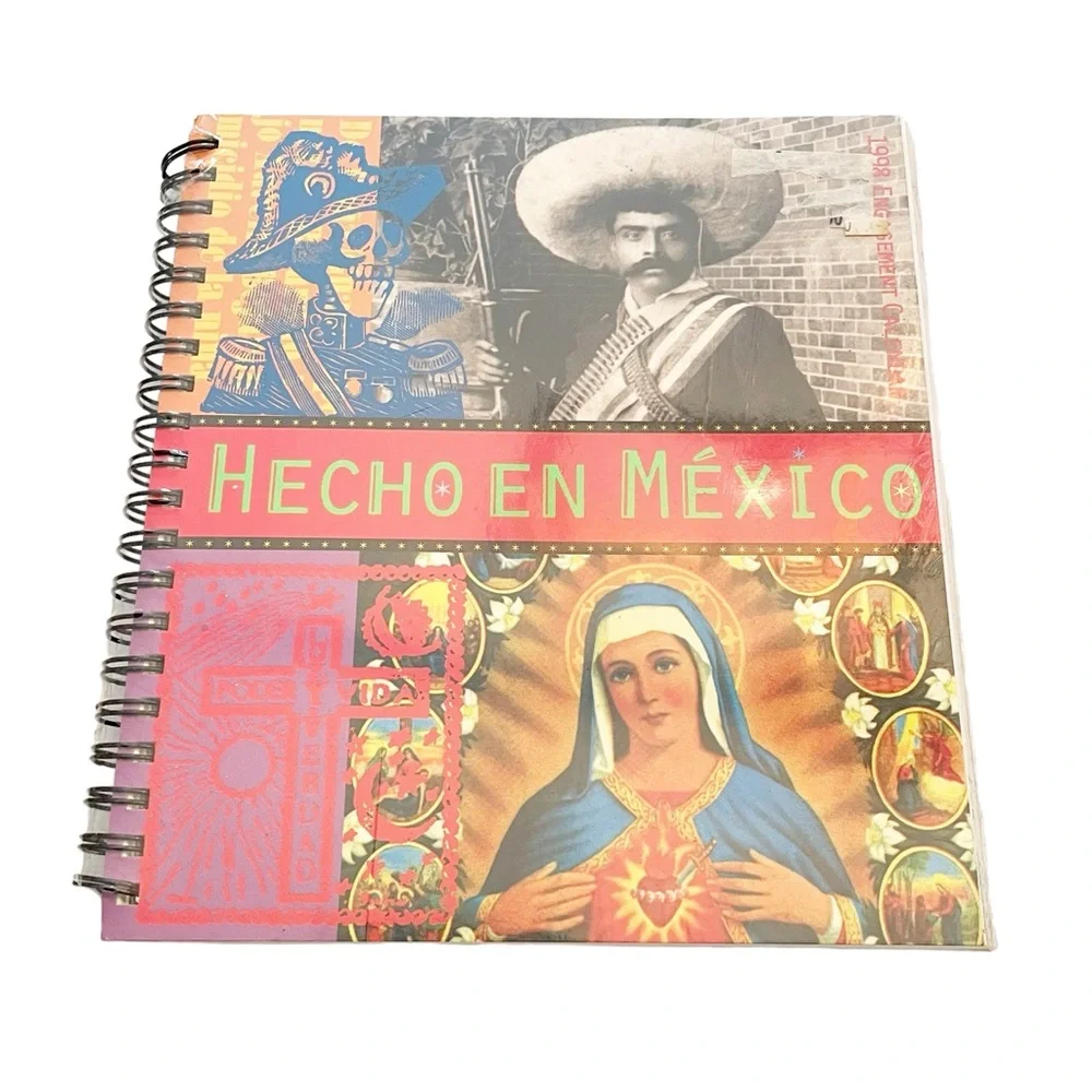 Cal 98‎ Hecho En Mexico Vintage 1997 Spiral Bound Book NEW Sealed